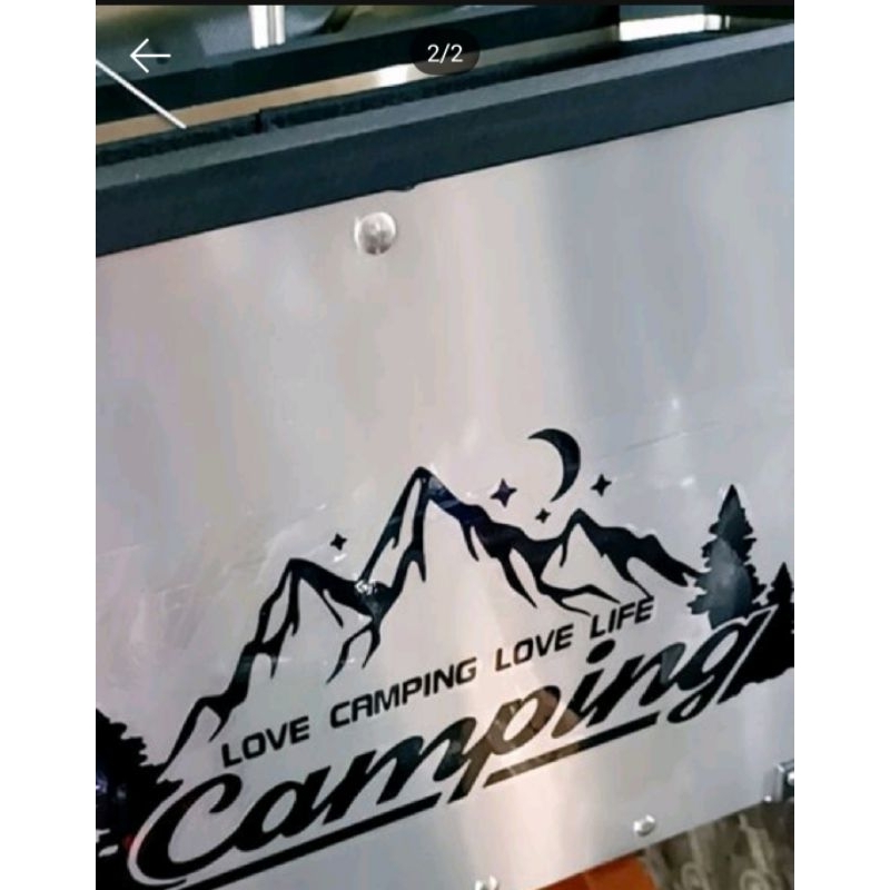 สติ๊กเกอร์ติดกล่อง ปี๊บ บิ๊กไบร์    ลายแคมป์ปิ้ง #camping v.5 งานตัด ประกอบ % พร้อมส่งจร้า ราคา ถูกที่สุด ดีลบีเคเค แกลเลอรีภาพที่ 7