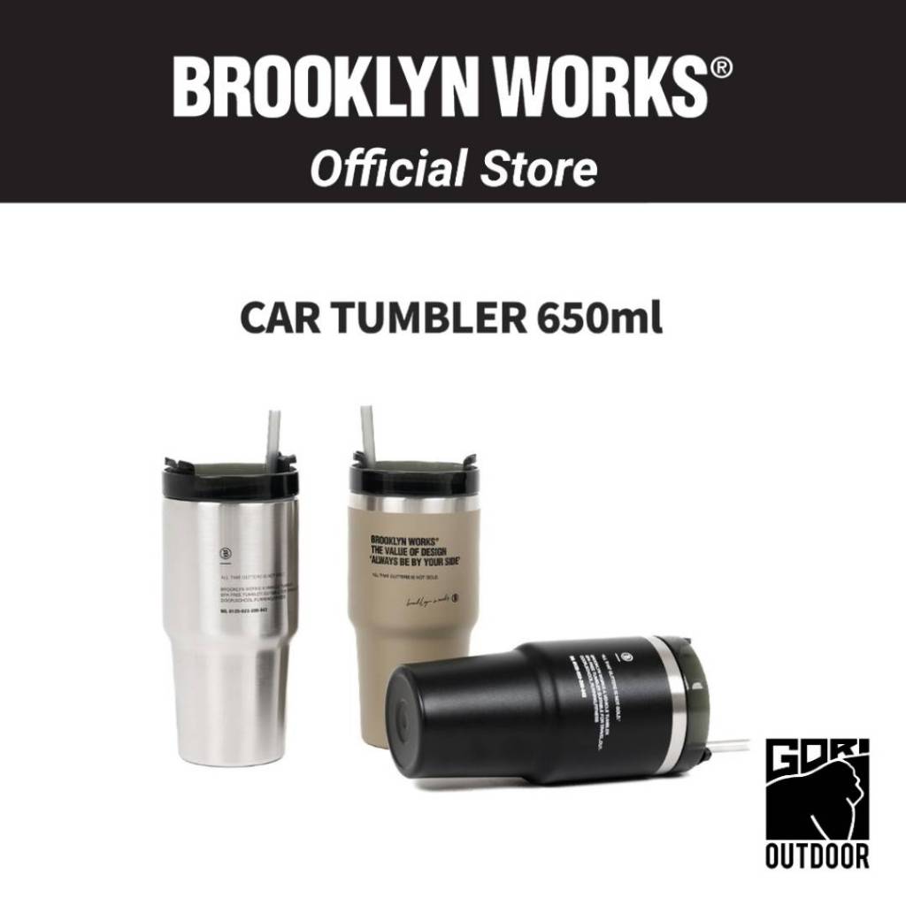 Brooklyn Works Mark Tumbler แก้วเก็บความเย็น 650 ml
