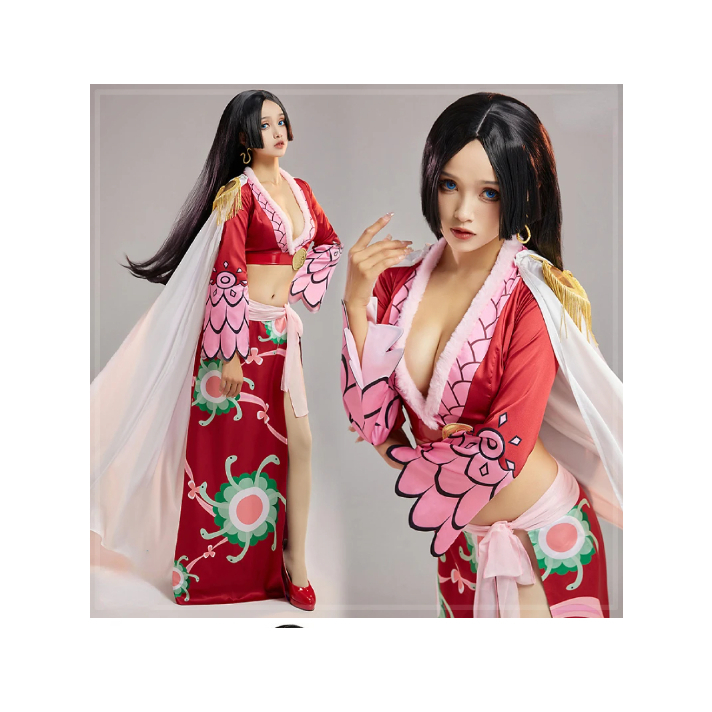 illusional Anime ONE PIECE Cosplay Boa Hancock Cosplay Costume Anime Halloween Costumes women