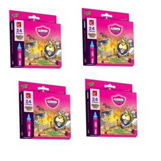 (ยกโหล) สีเทียน มาสเตอร์อาร์ต จัมโบ้ 24 สี