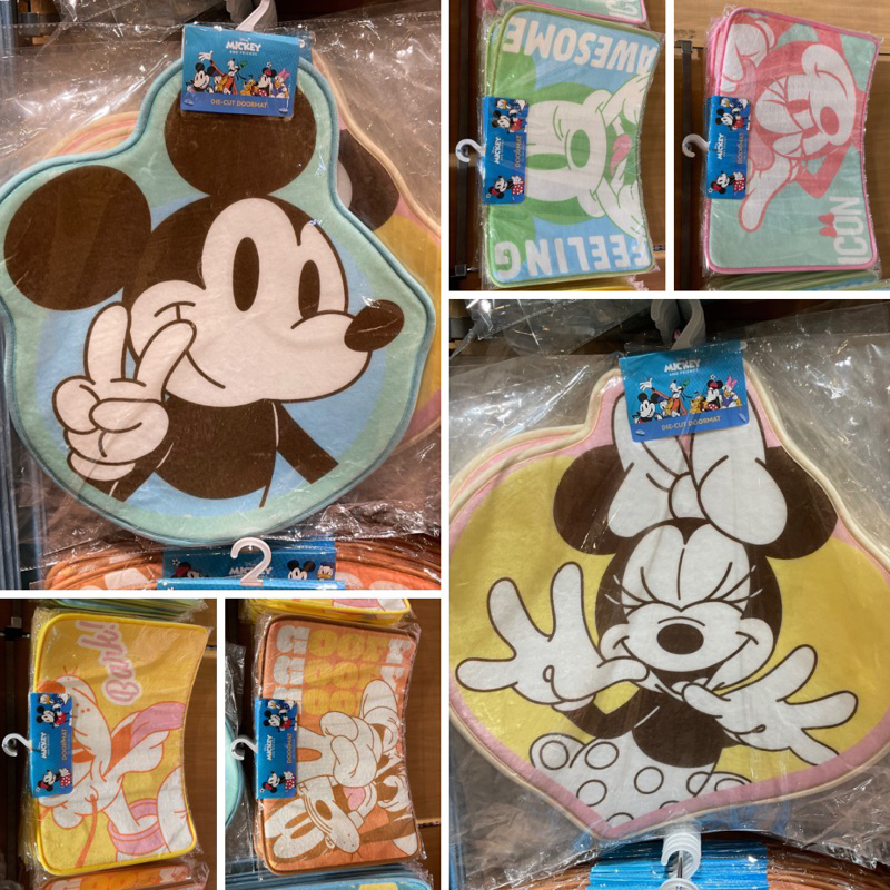 พรมเช็ดเท้า Collection Mickey Mouse and Friends ดิสนีย์ลิขสิทธิ์แท้100%