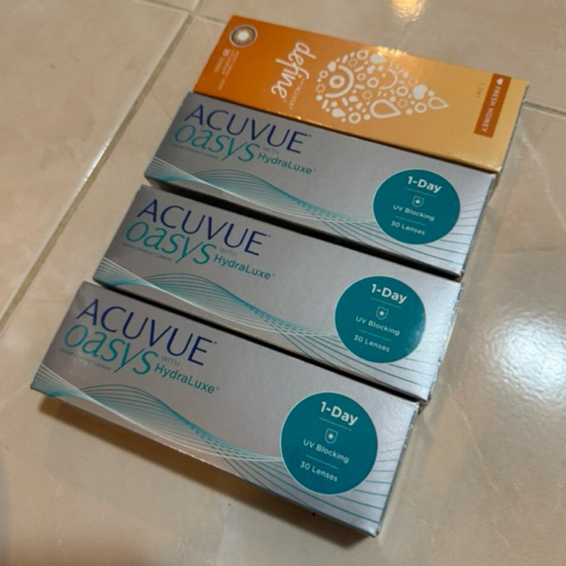 -1.75 ACUVUE Oasys 1 day Contact Lens Acuvue define fresh honey คอนแทคเลนส์ คอนแทคเลนส์รายวัน