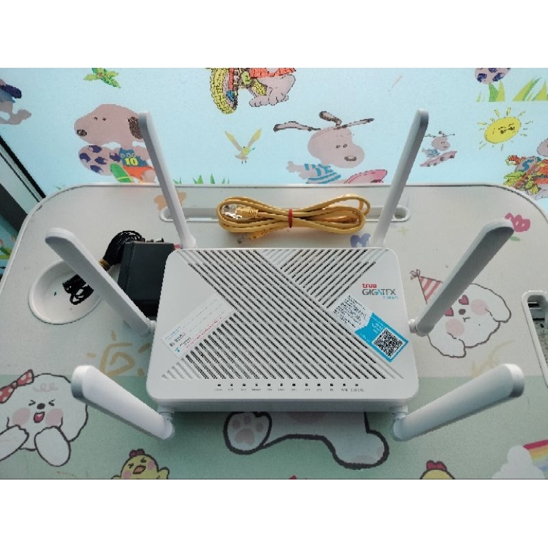 Mesh Wifi6 Ax3000 True Gigatex fiber T626Pro เมสไวไฟ6แรงๆ มือสองสภาพสวยๆ เทสแล้วใช้งานได้ปกติ