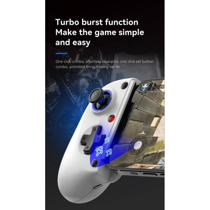จอย BSP-D11 จอยเกมมือถือ ใช้กับ Android Remote play PS4/PS5 IOS