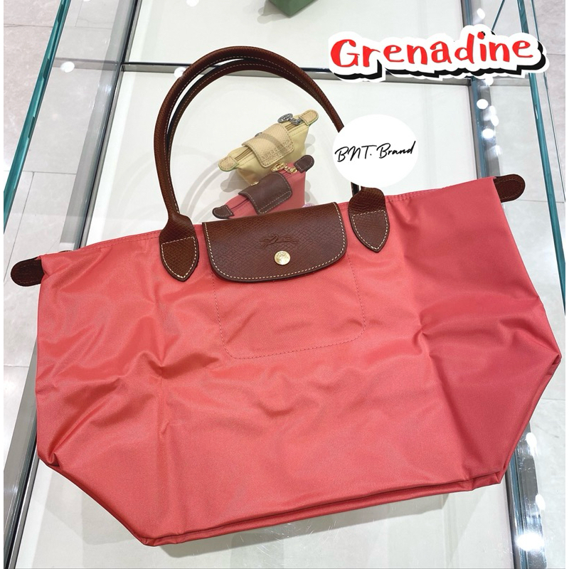 💥ใช้โค้ดส่วนลดสูงสุด 1,000.-💥(แท้ 100% จาก King Power) Longchamp Classic สี Granadine (ชมพู) กรุณาสอ