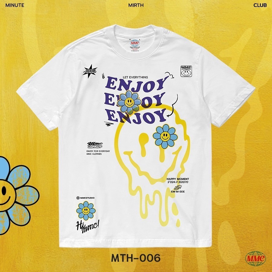 Power7 x Minute Mirth เสื้อยืดสตรีทแฟชั่น คอลเลคชั่นใหม่จากแบรนด์ Minute Mirth (MTH-006) — صورة 2