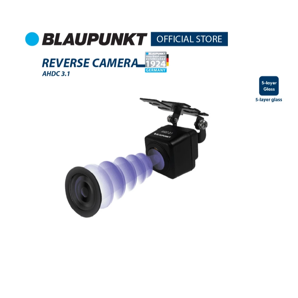 BLAUPUNKT กล้องถอยหลังติดรถยนต์รุ่น AHDC 3.1 มุมมอง 170 องศา สามารถกันน้ำระดับ IP68 เลนส์มี 5 ระดับ