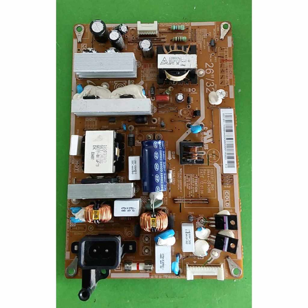 Board Power Supply บอร์ดพาวเวอร์ซัพพลาย Samsung BN44-00438A ,B,C  BN98-03038K ใช้ในรุ่น LA32D550K7 L