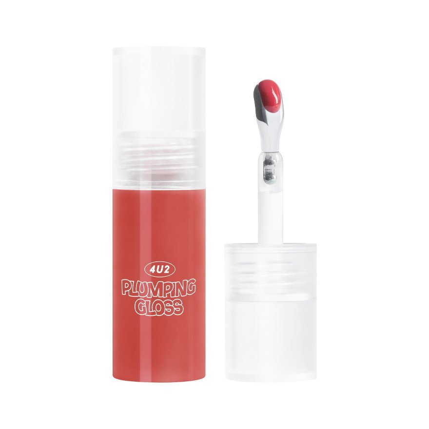 4U2 PLUMPING GLOSS ลิปกลอสปากเคลือบน้ำตาล