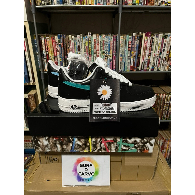 NIKE x PEACEMINUSONE Air Force 1 ' 07"Para-noise 3.0" 🟡🟢🔵🟣NEW!! 10us / 28cm / 44eu หม่ๆใสๆคมๆจากSnkr