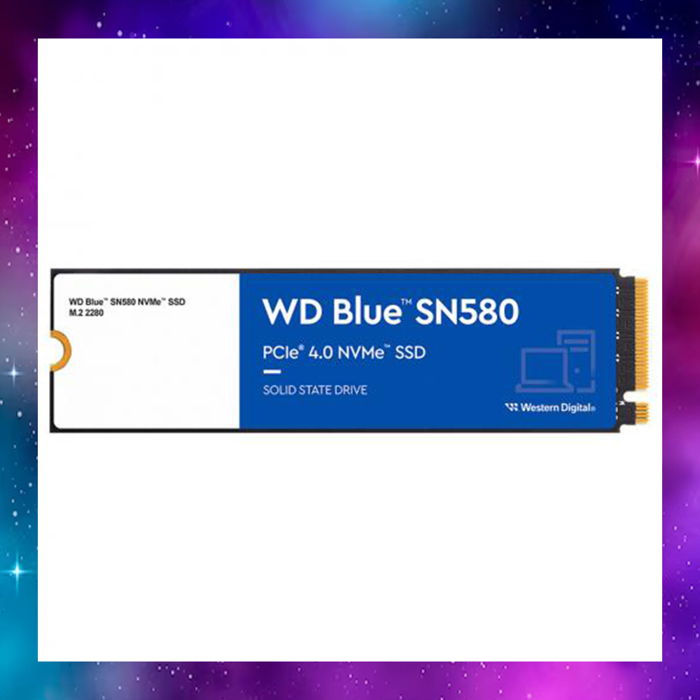 500 GB SSD (เอสเอสดี) WD BLUE SN580 - PCIe 4x4/NVMe M.2 2280 (WDS500G3B0E) ใช้งานปกติ ประกัน3/2570