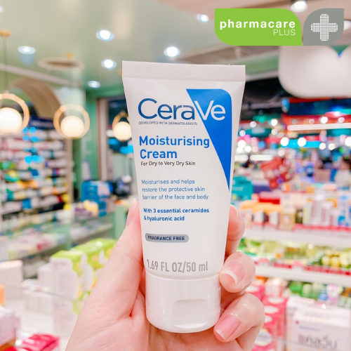 แท้ ฉลากไทย CERAVE Moisturizing Cream 50ml**Lotใหม่** เซราวี ครีมบำรุงผิวหน้าและผิวกาย สำหรับผิวแห้งถึงแห้งมาก 50 มล