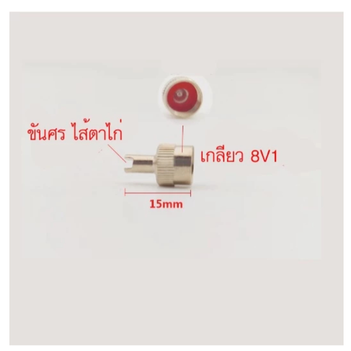 จุ๊บเติมลม ถังแรงดันปั๊มน้ำ + แถมโอริง (พร้อมจุกสำหรับขันศรไส้ไก่) สินค้าส่งจากไทย ราคา ถูกที่สุด ดีลบีเคเค แกลเลอรีภาพที่ 3