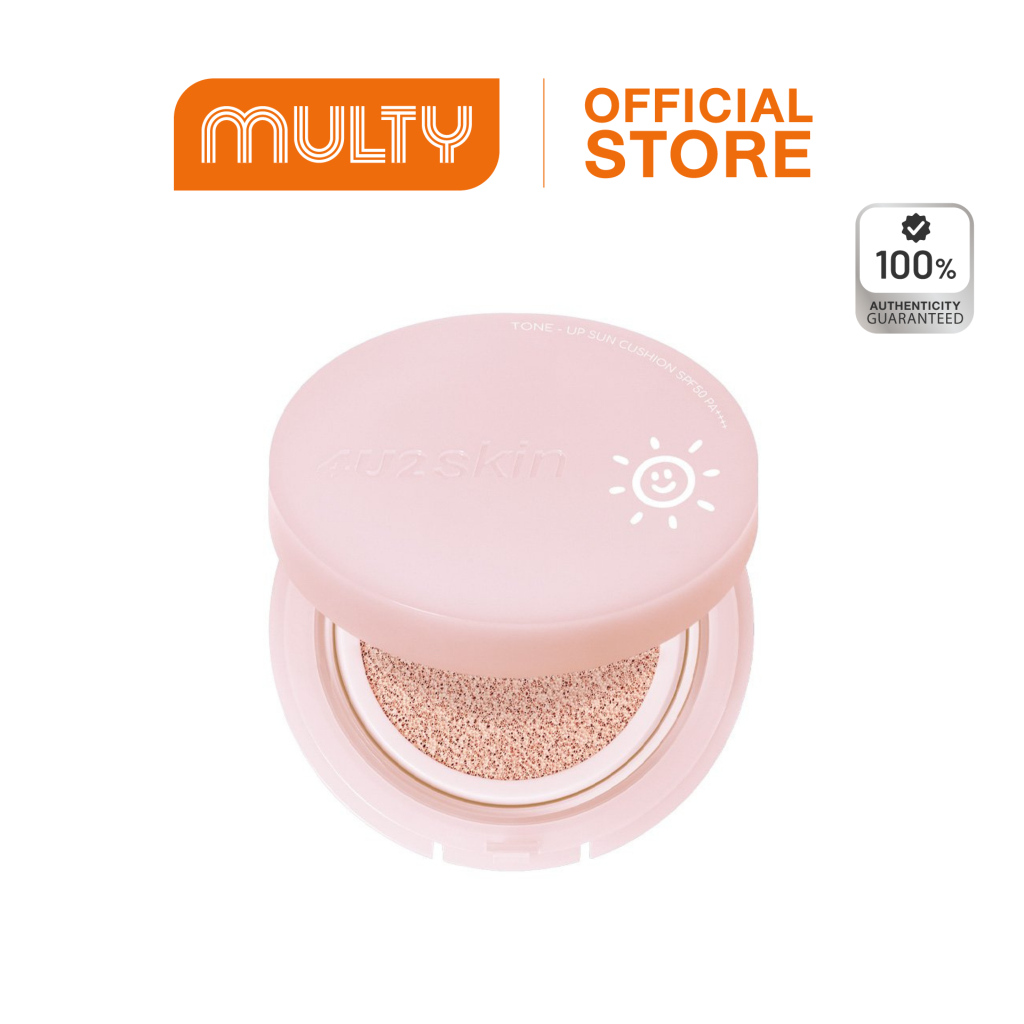 (สั่งซื้อ 2 ชิ้น ราคา 399 บาท ถึงวันที่ 19/2/25)คละได้***4U2 Skin Tone Up Sun Cushion คุชชั่นโทนอัพ