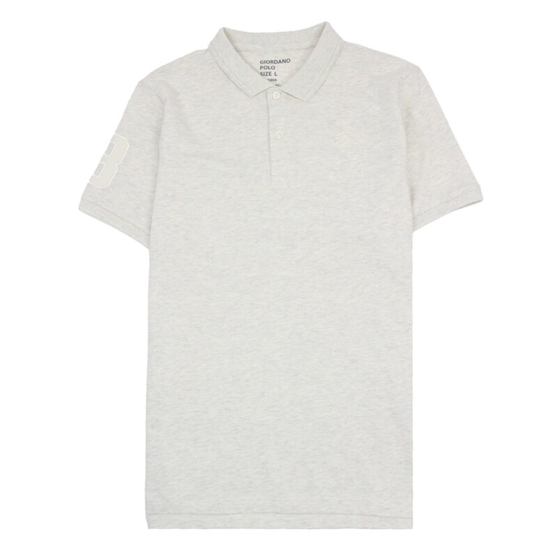 GIORDANO เสื้อโปโลผู้ชาย ปักสิงโต Men's 3D Lion Polo 01012222