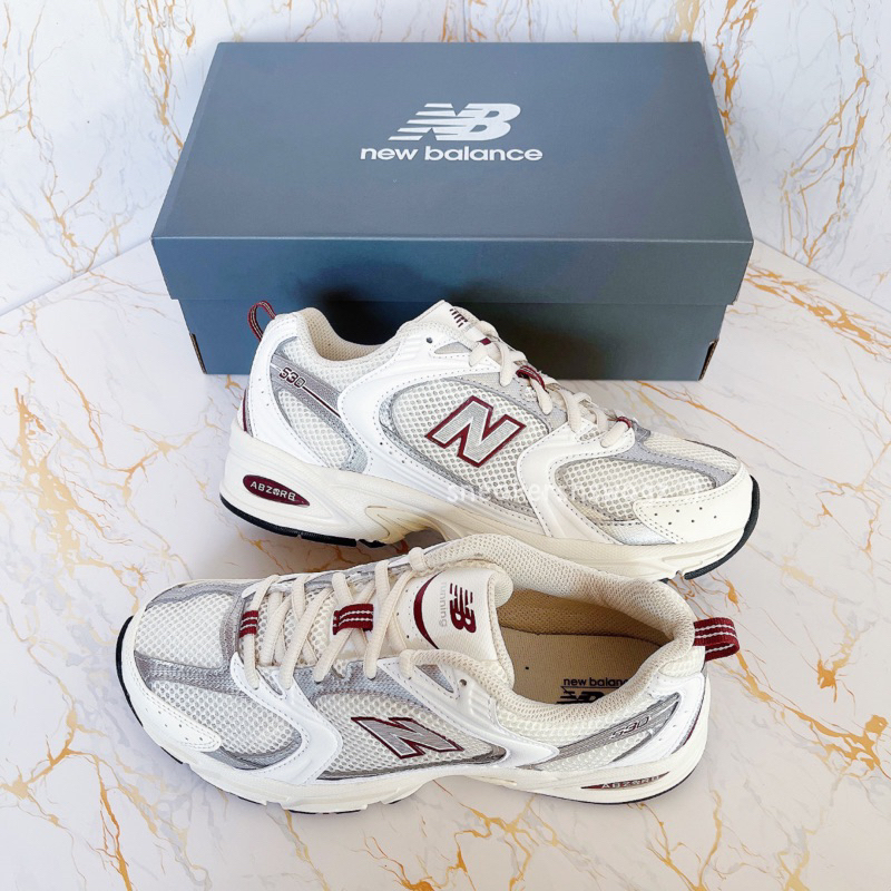 อ่านก่อนสั่งค่ะ 😊 Pre-order ✈️ รองเท้า New Balance 530 - (MR530SZ) Color: Sea Salt/Mercury Red
