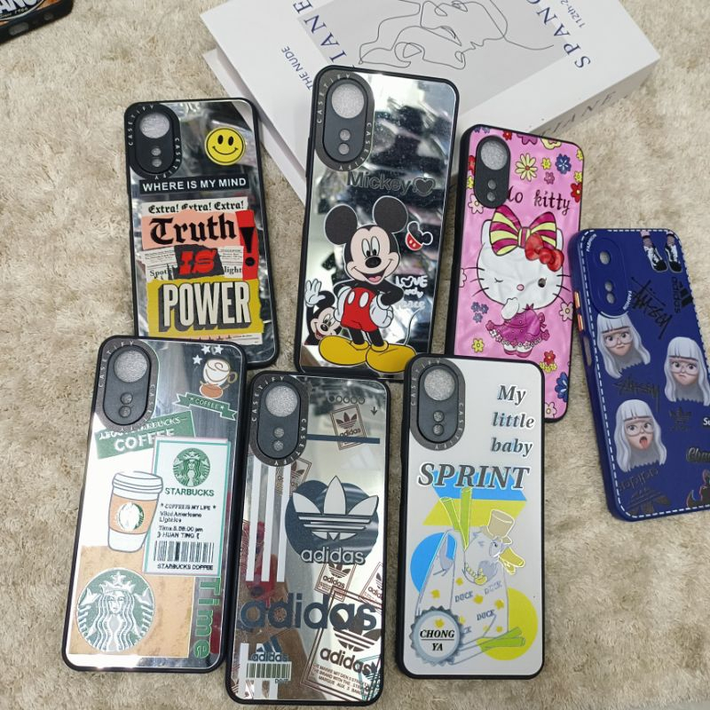 เคสโทรศัพท์ OppoA17K เคสA17k ( ตรงรุ่น ) คลุมเลนส์กล้องลายการ์ตูน กันกระแทกลายสวย สินค้าพร้อมส่งจากไทย