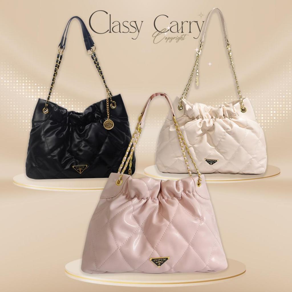 กระเป๋าสะพายข้าง ครอสบอดี้ หรังฟูสุดหรู JIPIN ใส่ IPAD ได้ size 12"