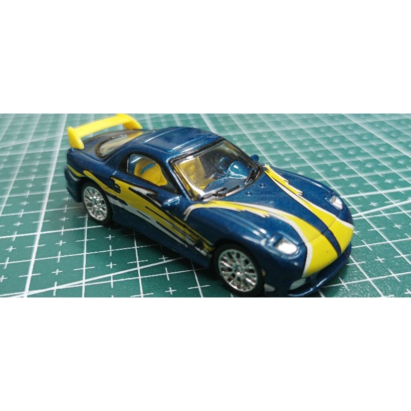 โมเดลรถ1/64 mazda rx7 แพ็คตัว fast