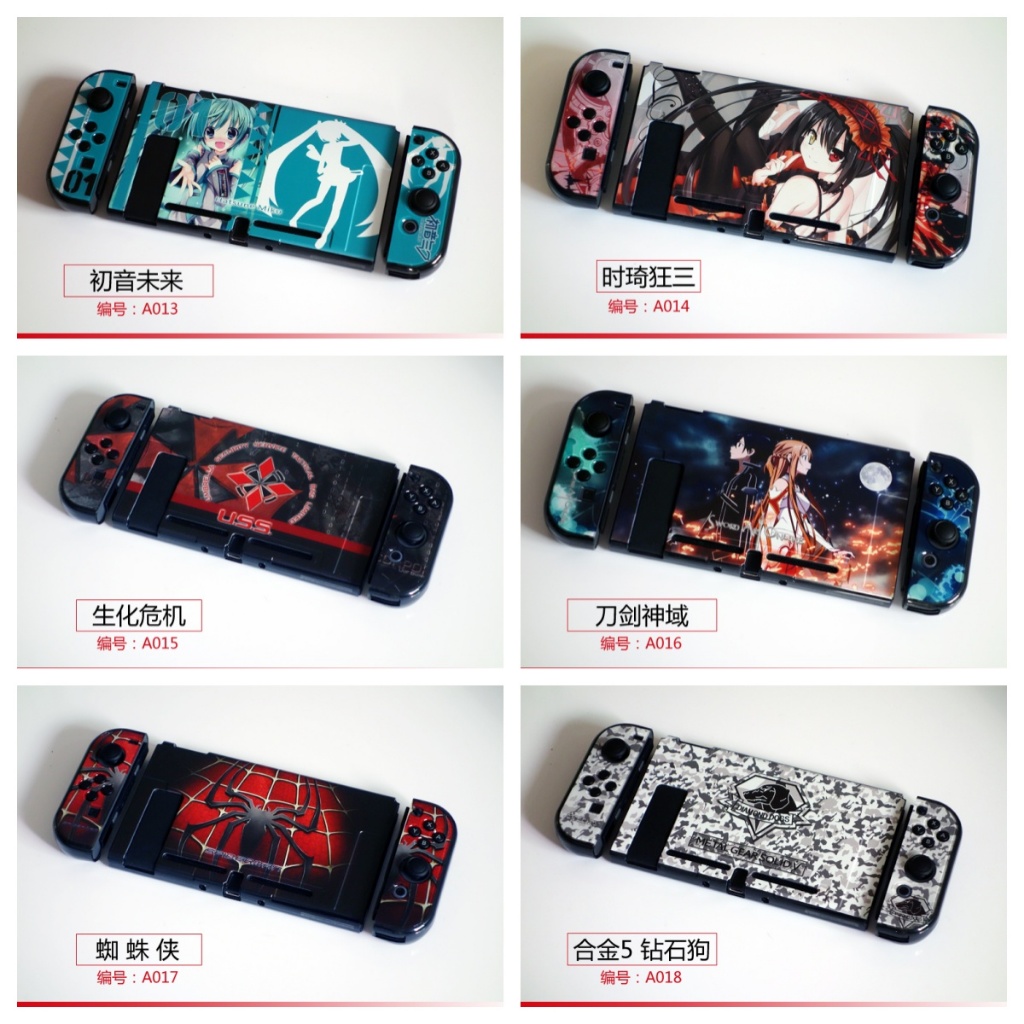 Nintendo switch Hard case Zelda Mario ธีมฮาร์ดเชลล์ป้องกัน V1 V2