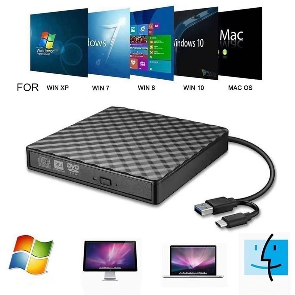 USB 3.0 ภายนอก CD/DVD ROM Player Optical Drive เครื่องเขียนแผ่น DVD RW เครื่องอ่าน เครื่องบันทึก