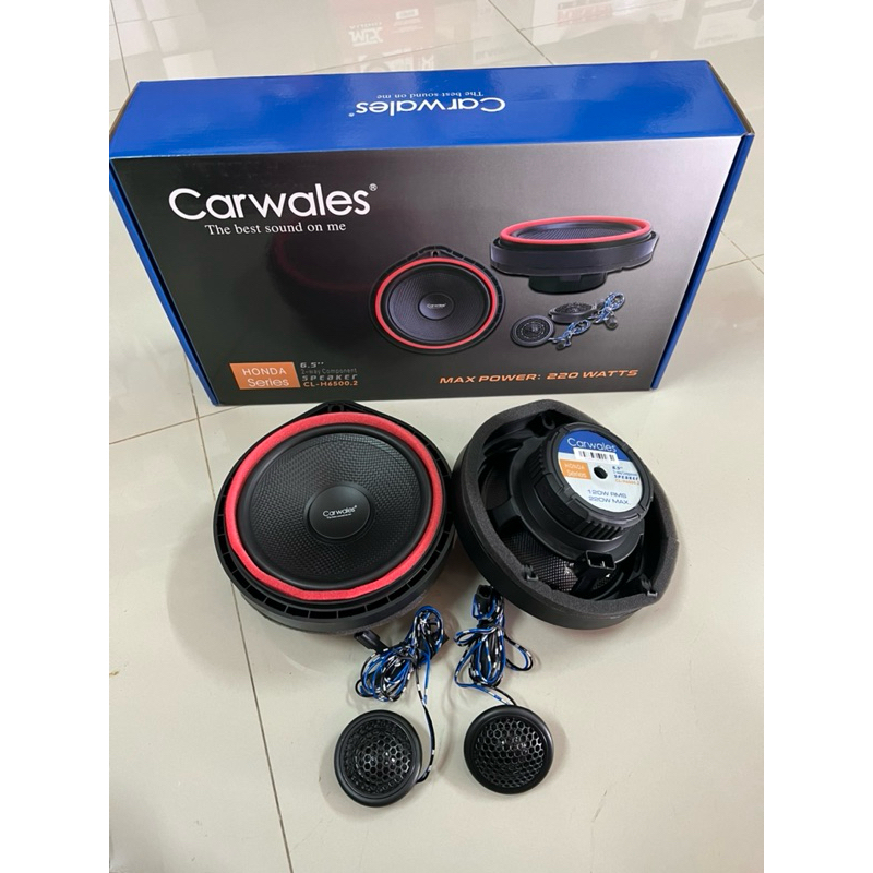 ชุดละ 1395บาท ลำโพงแยกชิ้น 6.5“ ใส่แทนที่เดิม สำหรับรถ HONDA ทุกรุ่น ไม่ต้องตัด เจาะ