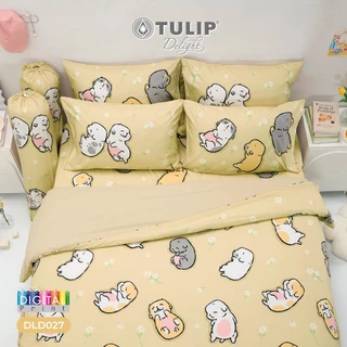 TULIP Delight หมาจ๋า DLD027 Dogplease ลิขสิทธิ์แท้หมาจ๋า ชุดผ้าปูที่นอน ผ้านวม พิมพ์ดิจิตอล