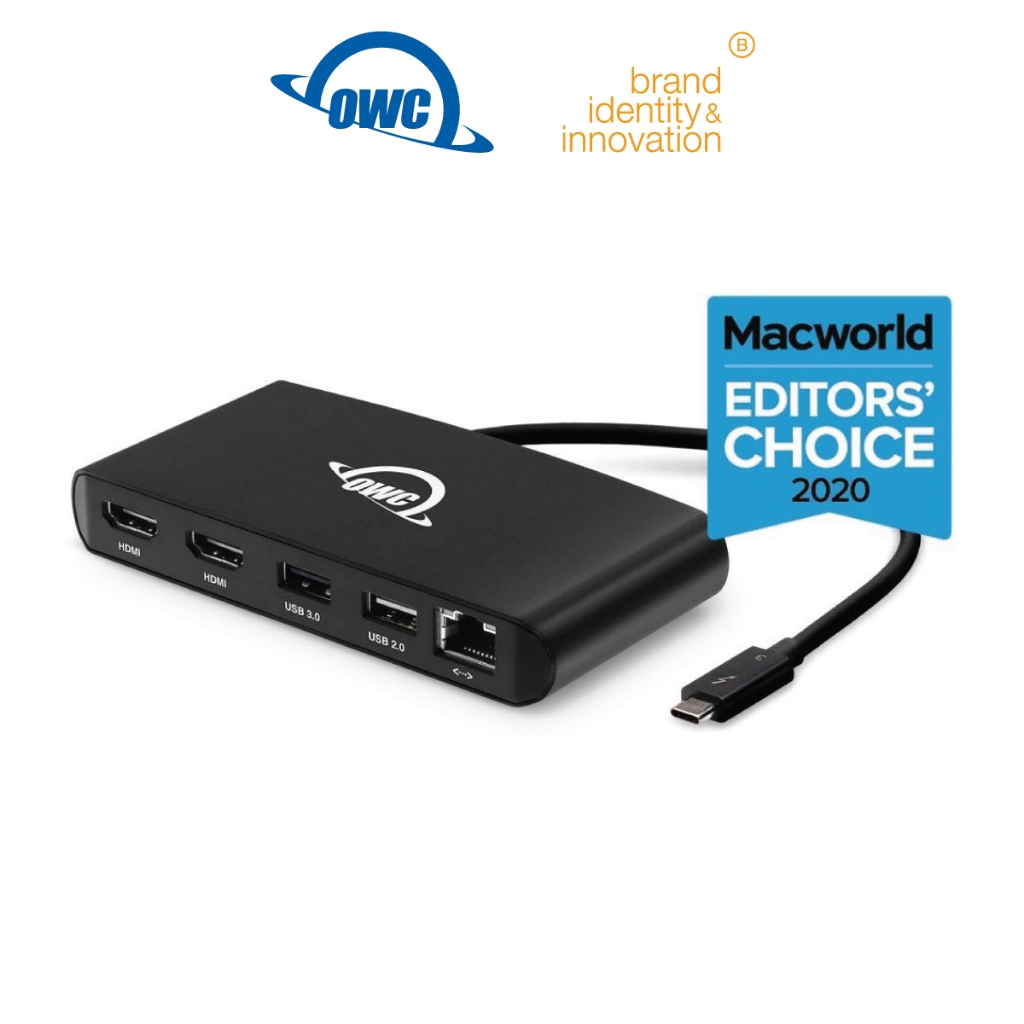 OWC 5 Port Thunderbolt 3 min-Dock 2 x HDMI