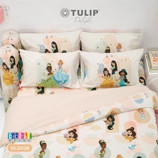 TULIP Delight เจ้าหญิง Princess พิมพ์ดิจิตอล DLD028 ลิขสิทธิ์แท้ดิสนีย์ Disney ชุดผ้าปูที่นอน ผ้าห่ม ผ้านวม