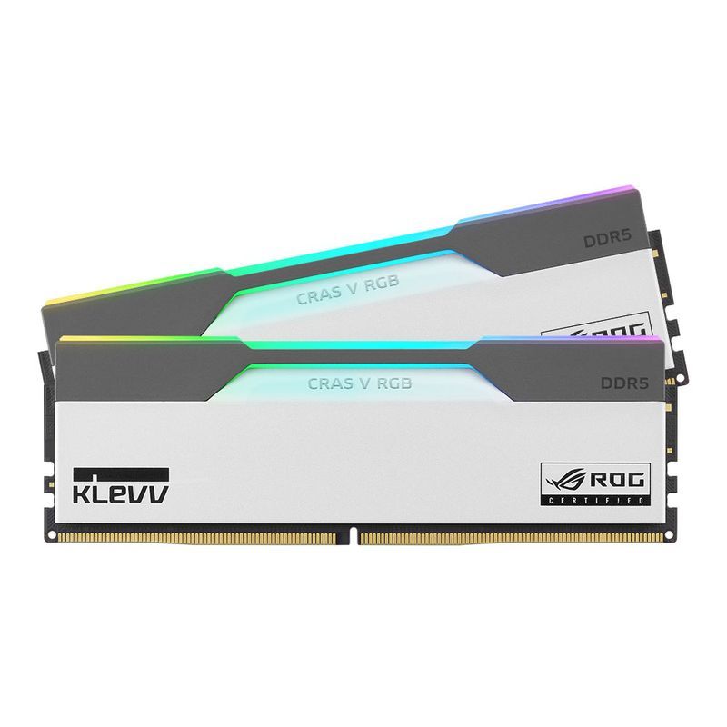 48GB (2X24GB) DDR5 7200MHZ KLEVV CRAS V RGB ROG LIMITED WHITE (KD5KGUD80-72B340P)