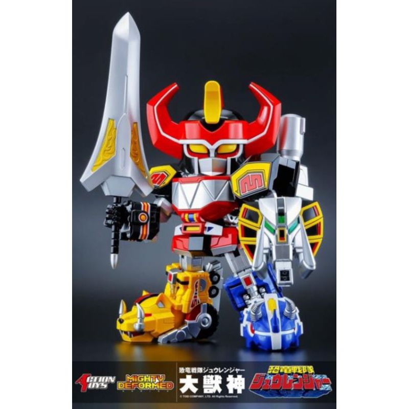 ACTION TOYS ~ Kyoryu Sentai Zyuranger Mighty Deformed Daizyujin ( Genuine authentic action figure )