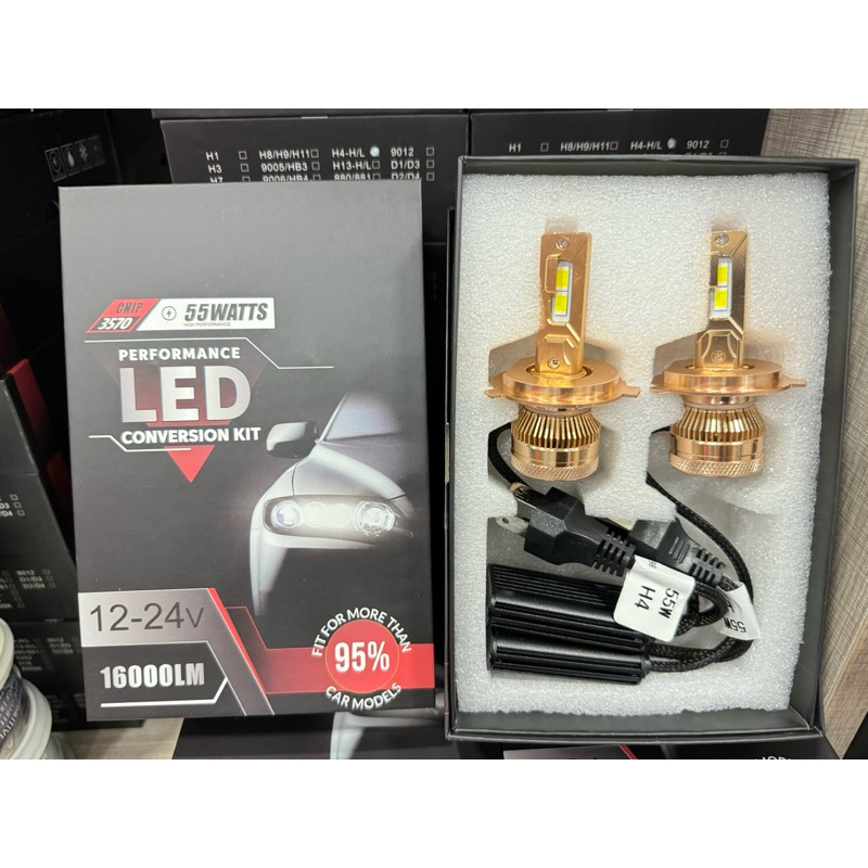 โคตรแจ่มไฟหน้ารุ่น V55 กำลังไฟ 55W สว่าง H/16000LM L/16000 12-24v