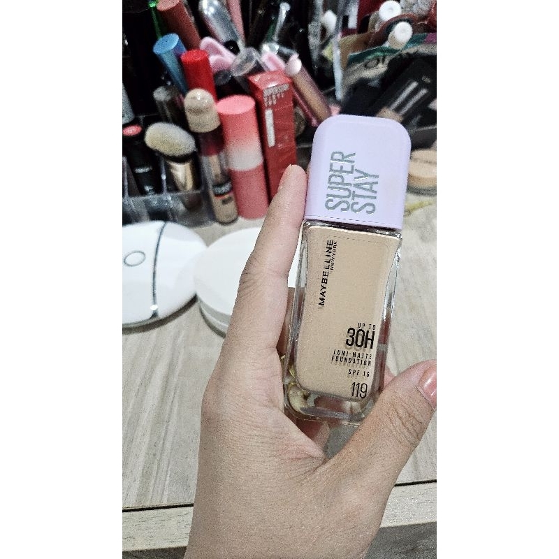 รองพื้นฝาม่วงใหม่ maybeline