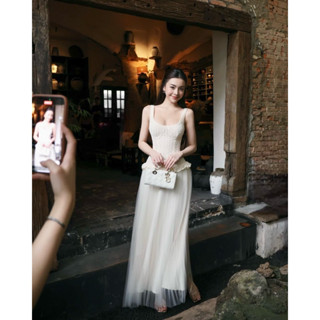 KAREN Dress -จากแบรนด์ Chouchou ชุดเวียดนามพร้อมส่ง ไม่ต้องร…