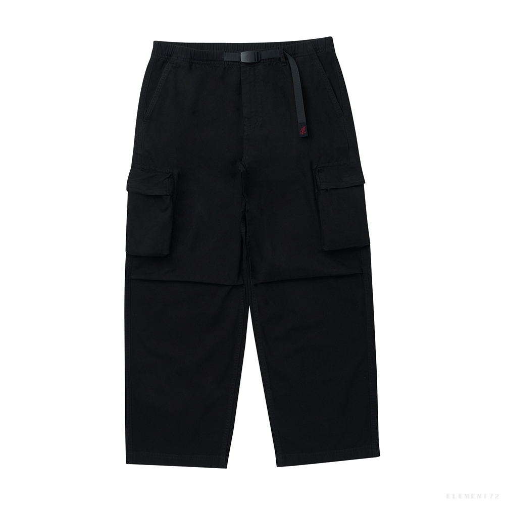 Gramicci กางเกงขายาว รุ่น UNISEX RIG CARGO PANT BLACK