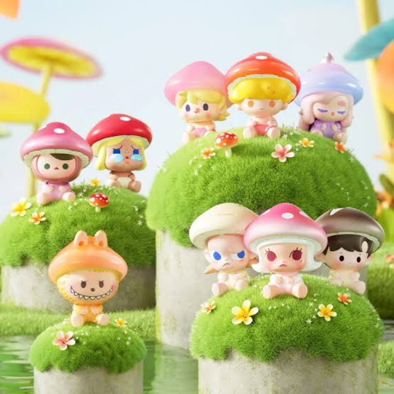 POP BEANS ตักจากช๊อปขอบแท้ โมเดลป๊อบบินน่ารักๆคอลเลคชั่นเห็ด