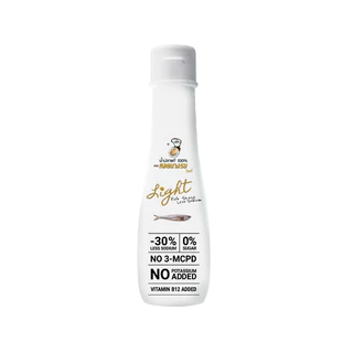 น้ำปลาแท้ สูตรลดโซเดียม ตราหอยนางรมไลท์ ขนาด 130 ml. [3-6 ขวด]