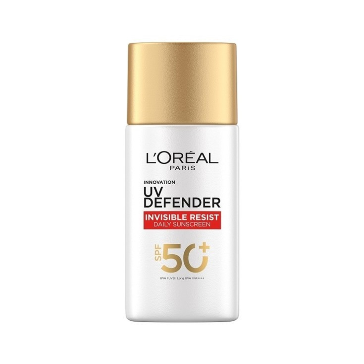 Loreal Paris UV Defender Invisible Resist Daily Sunscreen SPF 50+ PA++++ 50 ml