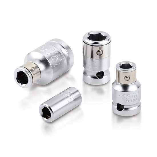 FTAB SERIES ลูกบ๊อกซ์ จับดอกไขควง 1/4",3/8",1/2" x 1/4",5/16",10mm TOPTUL Quick Change Bit Holders