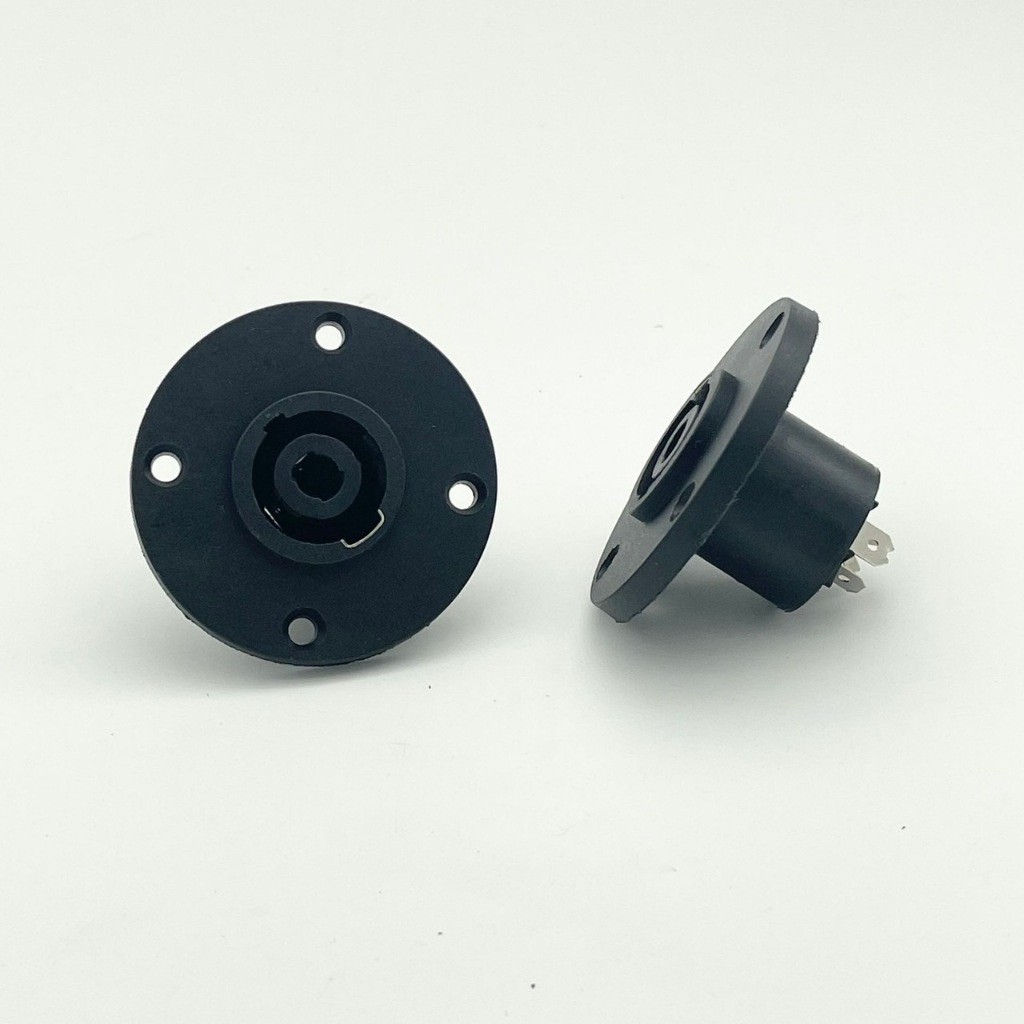 (2-8อัน) PRO AUDIO แจ็ค SPEAKON ตัวกลม สเปคคอนติดแท่น สเปคคอนตัวเมีย ติดแท่น