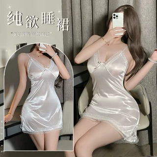 ชุดนอนไม่ได้นอน ชุดนอนซาติน มีให้เลือกหลายสี S-326 ราคาส่ง