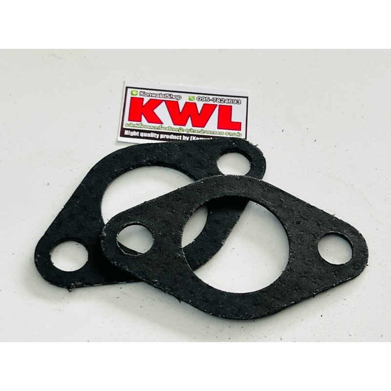 ปะเก็นท่อไอเสีย แพค 2ชิ้น gx390 gx340 11แรง 13แรง ปะเก็น ปะเก็นคอท่อ ท่อไอเสีย เครื่องยนต์ ปั๊มน้ำ เ