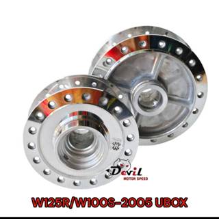 ดุมล้อ กลึงเงา WAVE125R ดุมกลึงเงา กระจก/ดุมหน้าดิส-หลังดรัม…