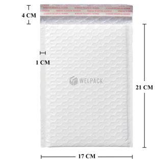 WELPACK (100ชิ้น) ซองบับเบิ้ลกันกระแทก ขนาด 17x21 cm. ฝาปิด 4 cm.