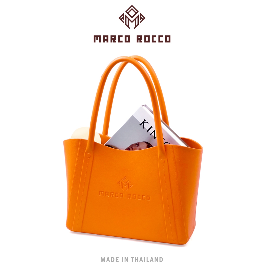 Marco Rocco gentlewoman กระเป๋า ผู้หญิงกระเป๋าถือ วัสดุ EVA นุ่มนวลเหมือนเมฆ น้ำหนักเบา แบบกันน้ำ แฟชั่น tote bag BR3004