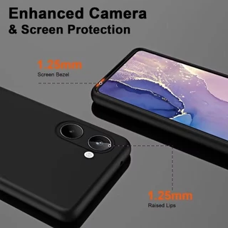 เคส กำมะหยี่ ซิลิโคนนิ่ม สำหรับ VIVO Y05 Y31D Y500i Y11D V70 Y39 Y29S Y29 Y04 Y04S Y03T Y18 Y03 Y28S กันกระแทก สีพาสเทล
