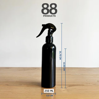 ขวดฟ๊อกกี้สีดำ ขวดสเปรย์สีดำ ขวดPET 200/250/300/400/500ml. พร้อมจัดส่งจากกรุงเทพ 88 PRODUCTS