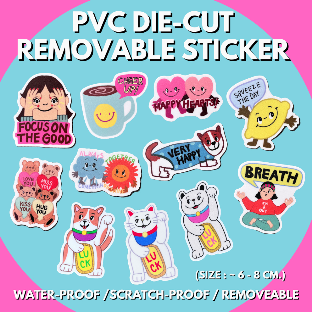 [Tana.design] PVC Die-cut removable stickers
