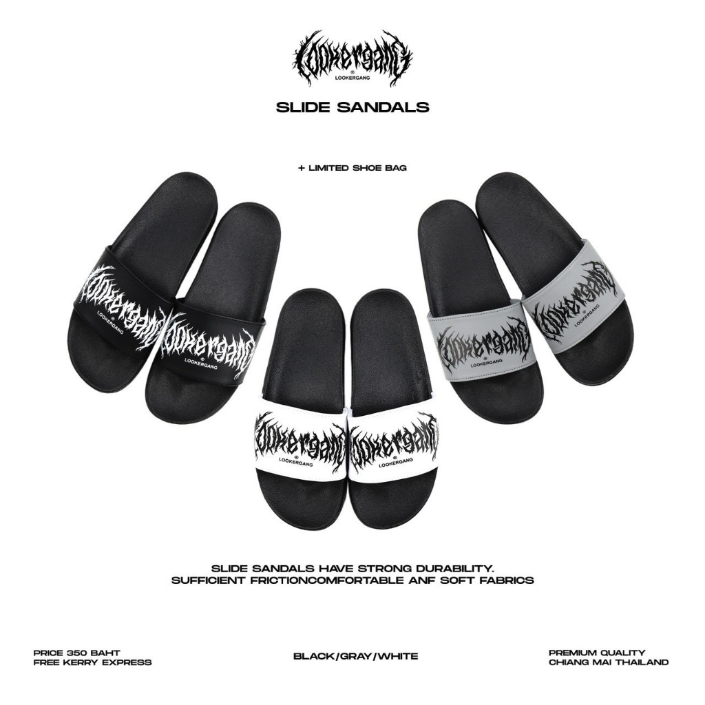 LOOKER SLIDE SANDALS (รองเท้าแตะ)V.1 (9%Clothing)