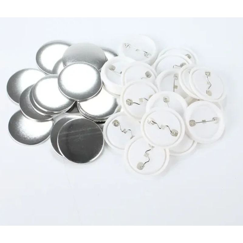ideecraft วัสดุทำเข็มกลัดพลาสติก ทรงกลม 58mm แพคมี 50 ชิ้น